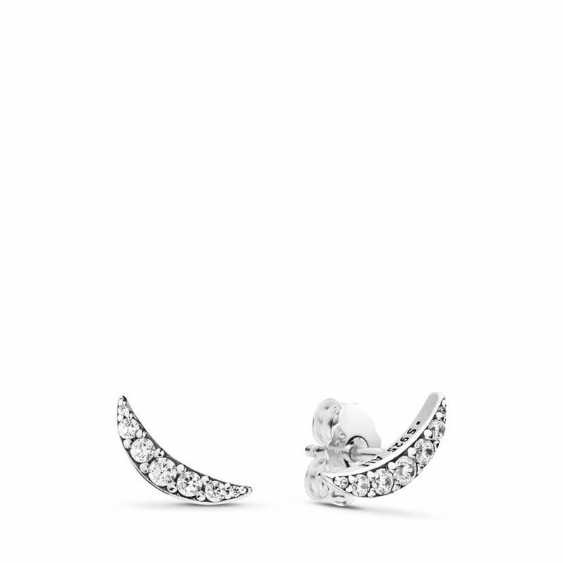 Pandora Lunar Light Stud Earrings Silver Egypt FQ1934826